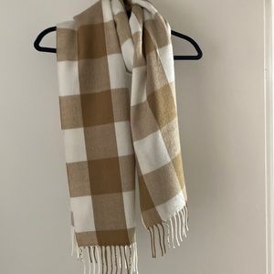 J. Crew buffalo check scarf